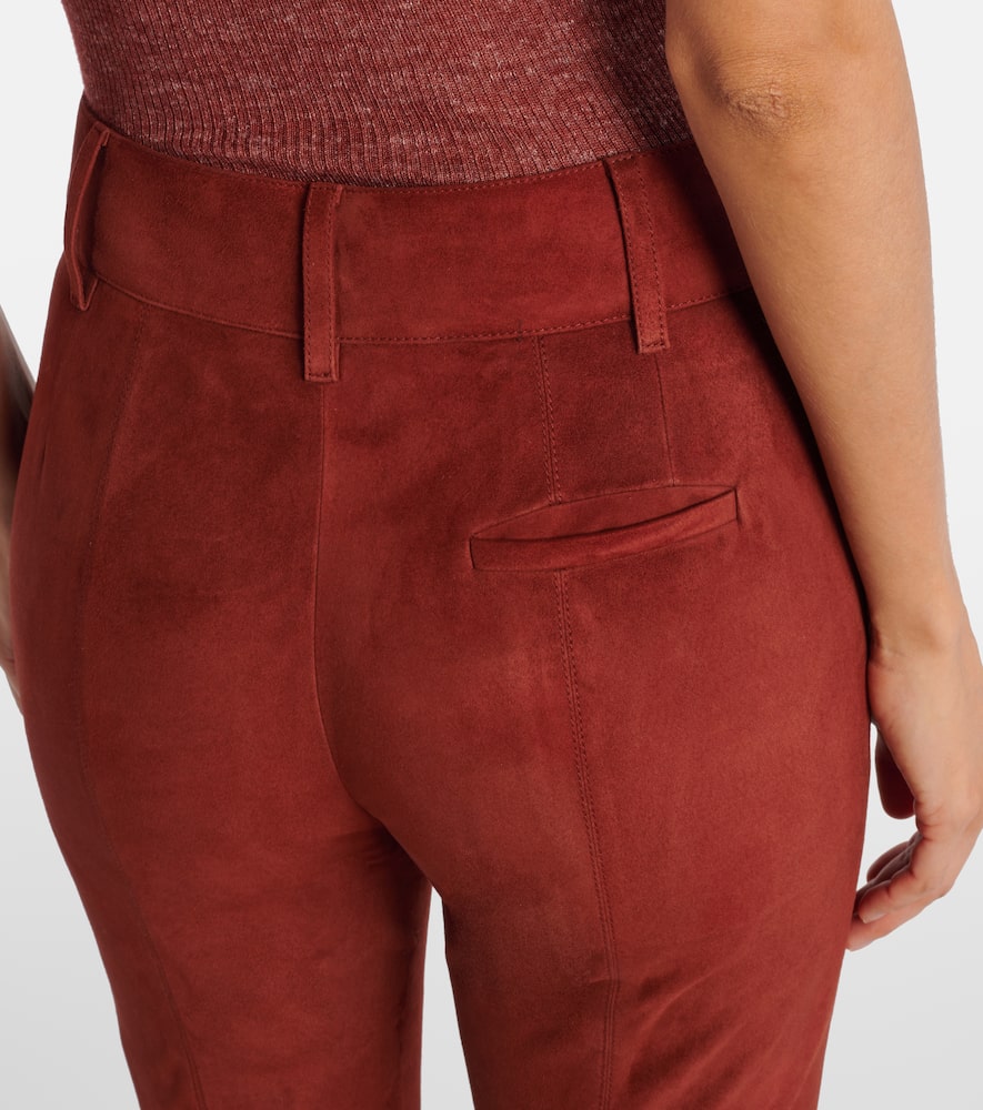 Rhein suede flared pants