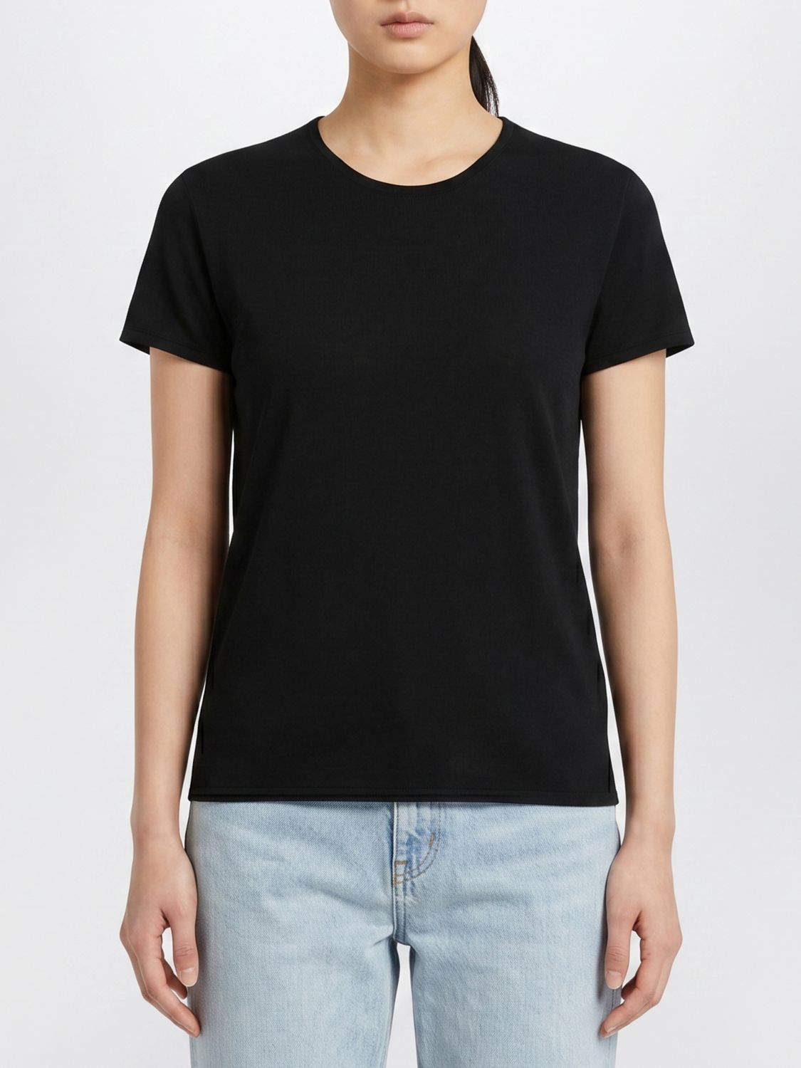TOTEME silk T-shirt - White
