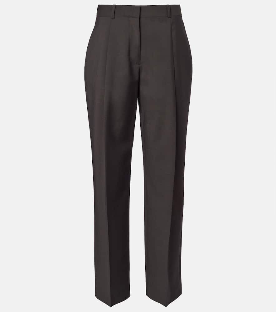 Mikkela high-rise wool and mohair pants