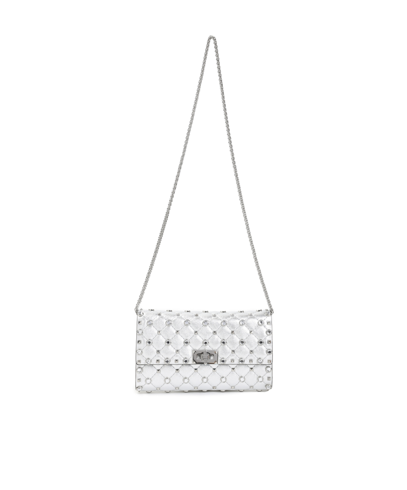 Garavani Rockstud Spike Foldover Top Shoulder Bag
