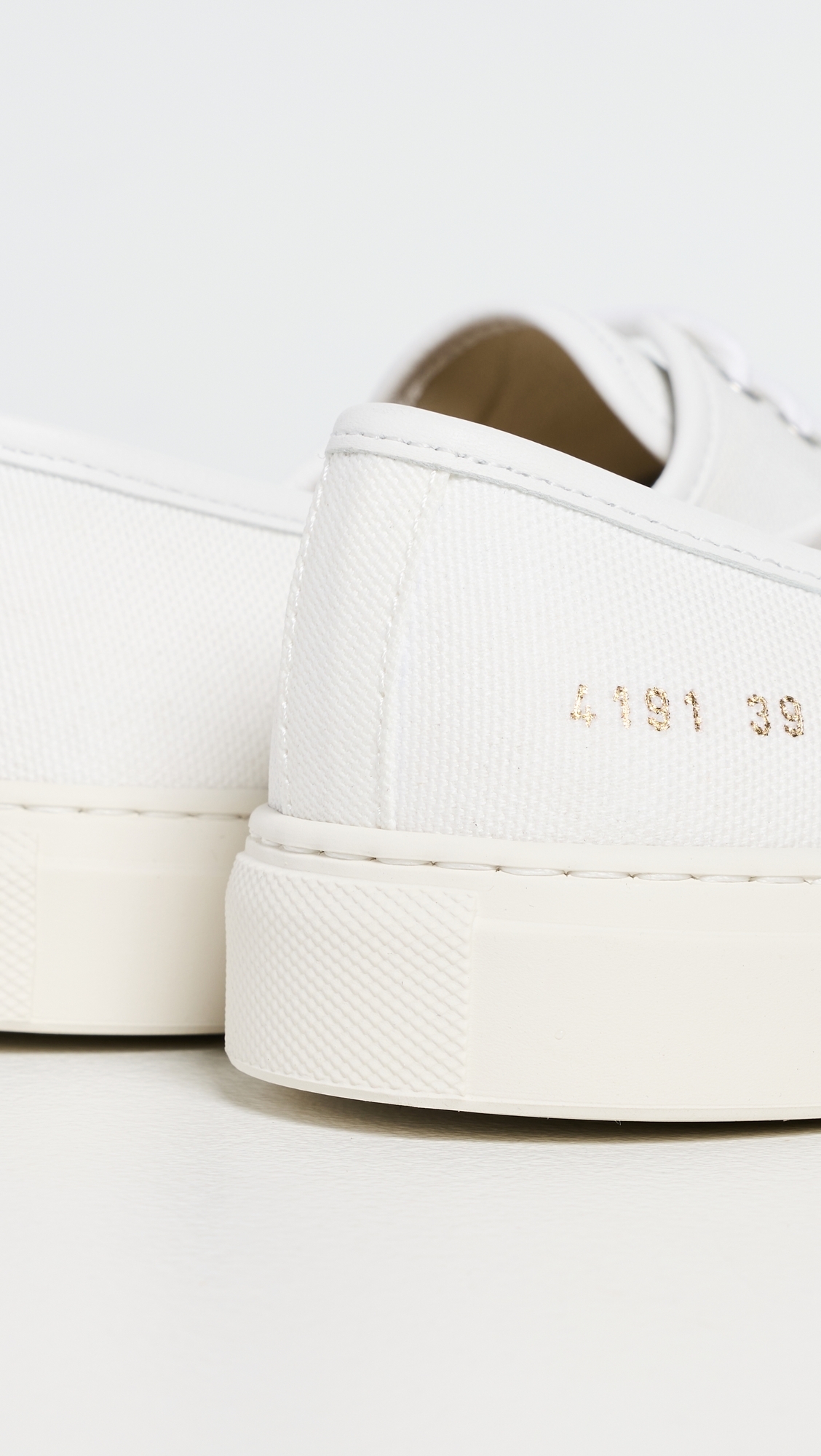 Four Hole Slip On Sneakers White