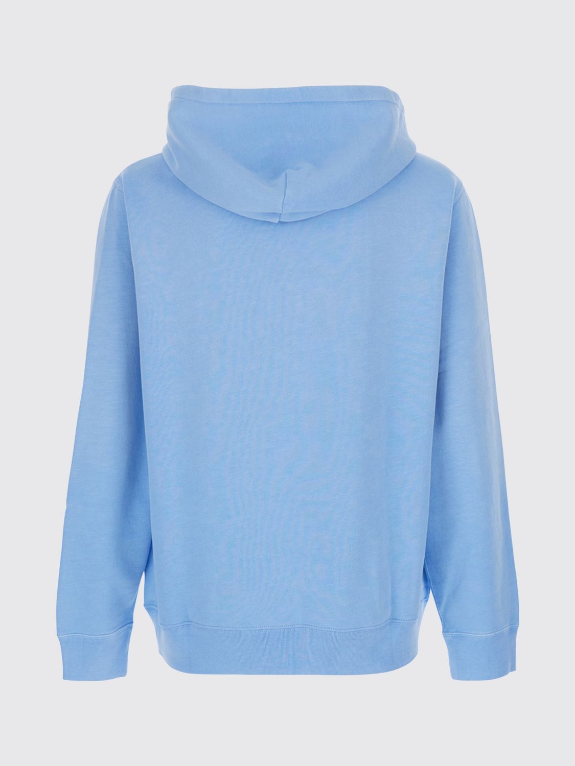 Cotton Hoodie with Teddy Bear Print