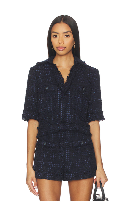 Veronica Beard Babbs Top en Navy. 10. Also , 2, 4