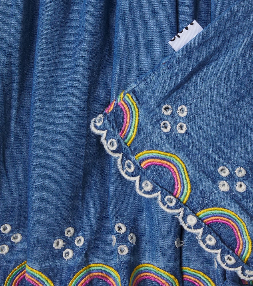 Bernie cotton chambray skirt