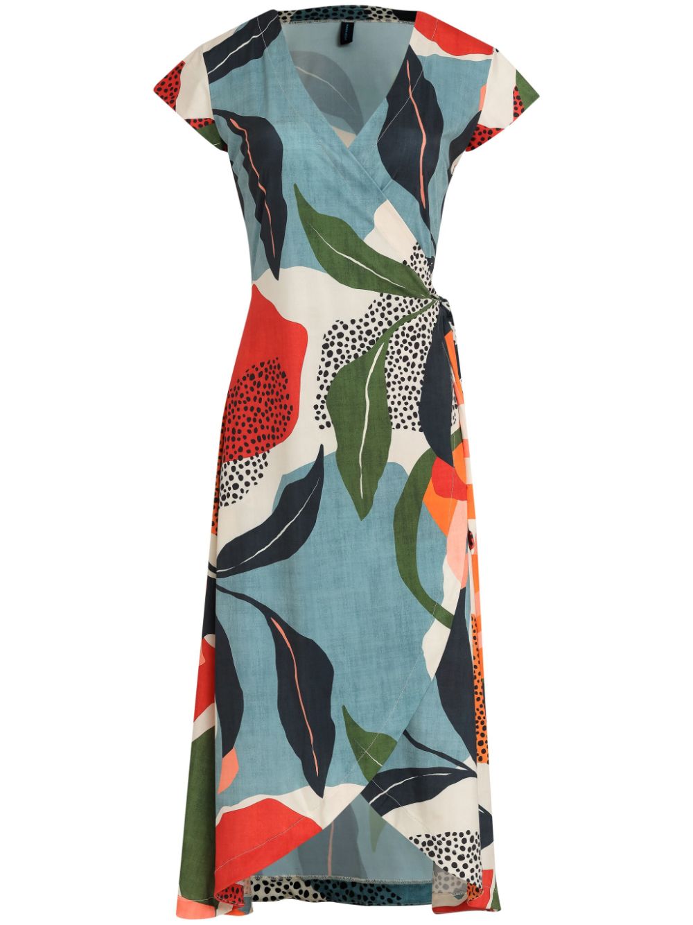 Falcão midi dress - Blue