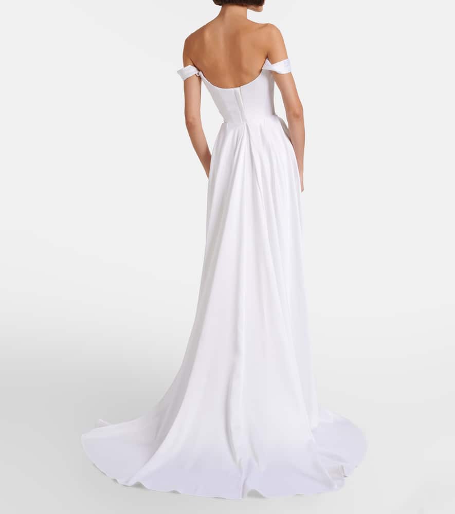 Bridal Nova Grace satin bustier gown