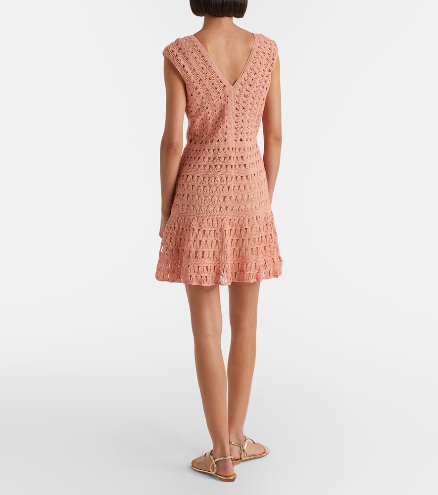 Jennifer crochet cotton minidress