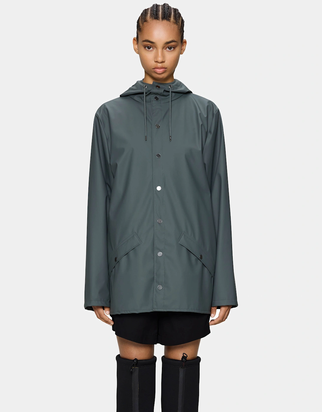 Women's Rains Unisex Jacket - 153 Dark Grey