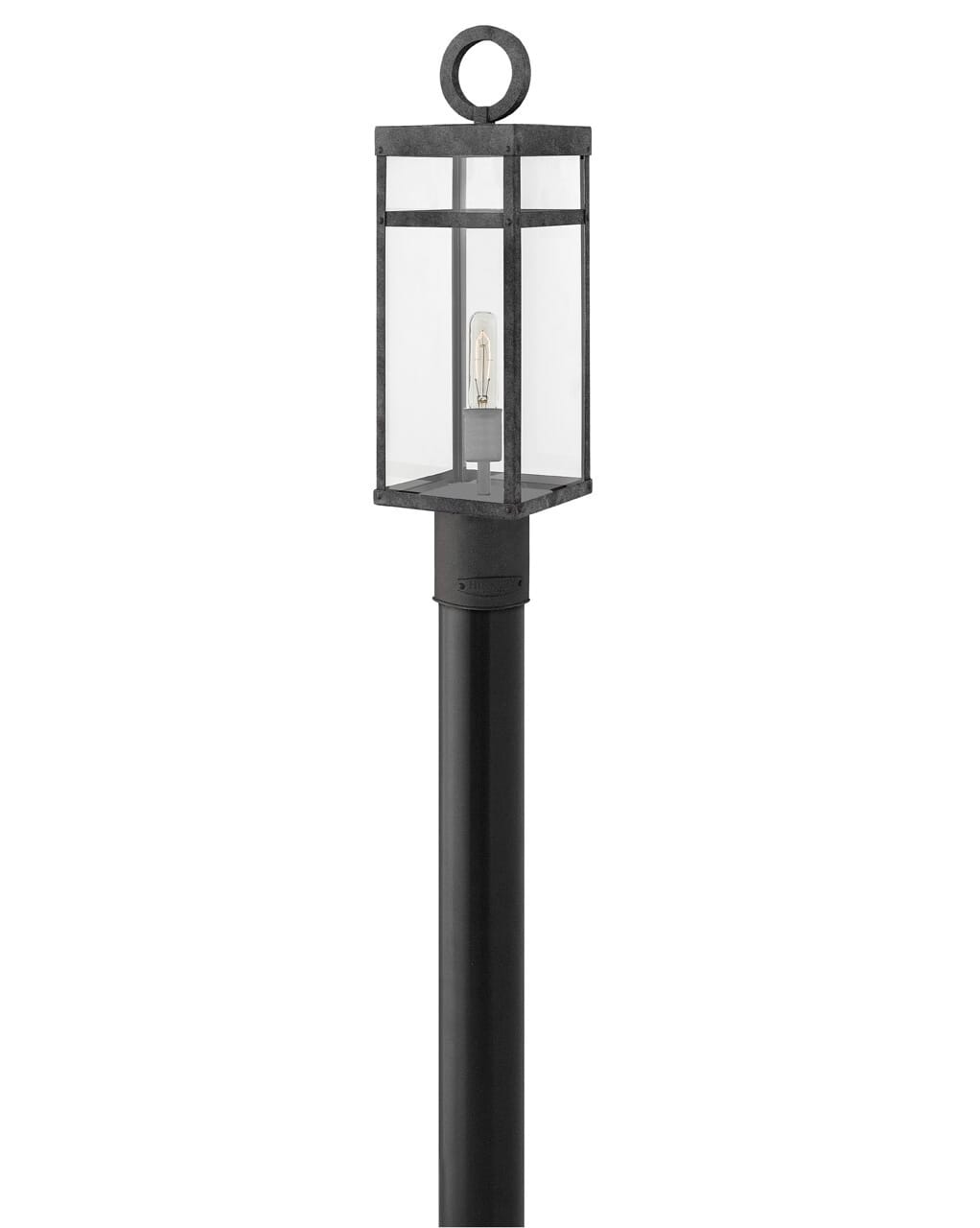 Aged Zinc LED Post Top or Pier Mount from the Porter Collection