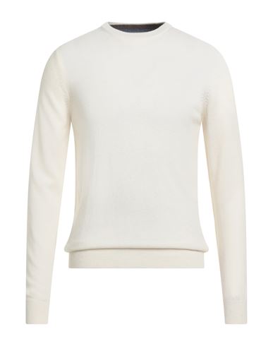 Man Sweater Cream Size M Wool, Viscose, Nylon, Cashmere