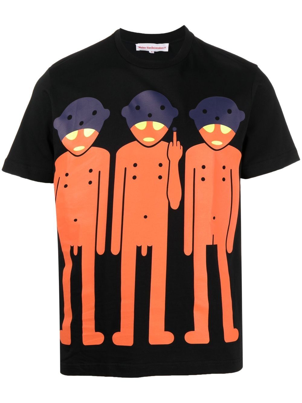 Aliens graphic-print T-shirt - Black