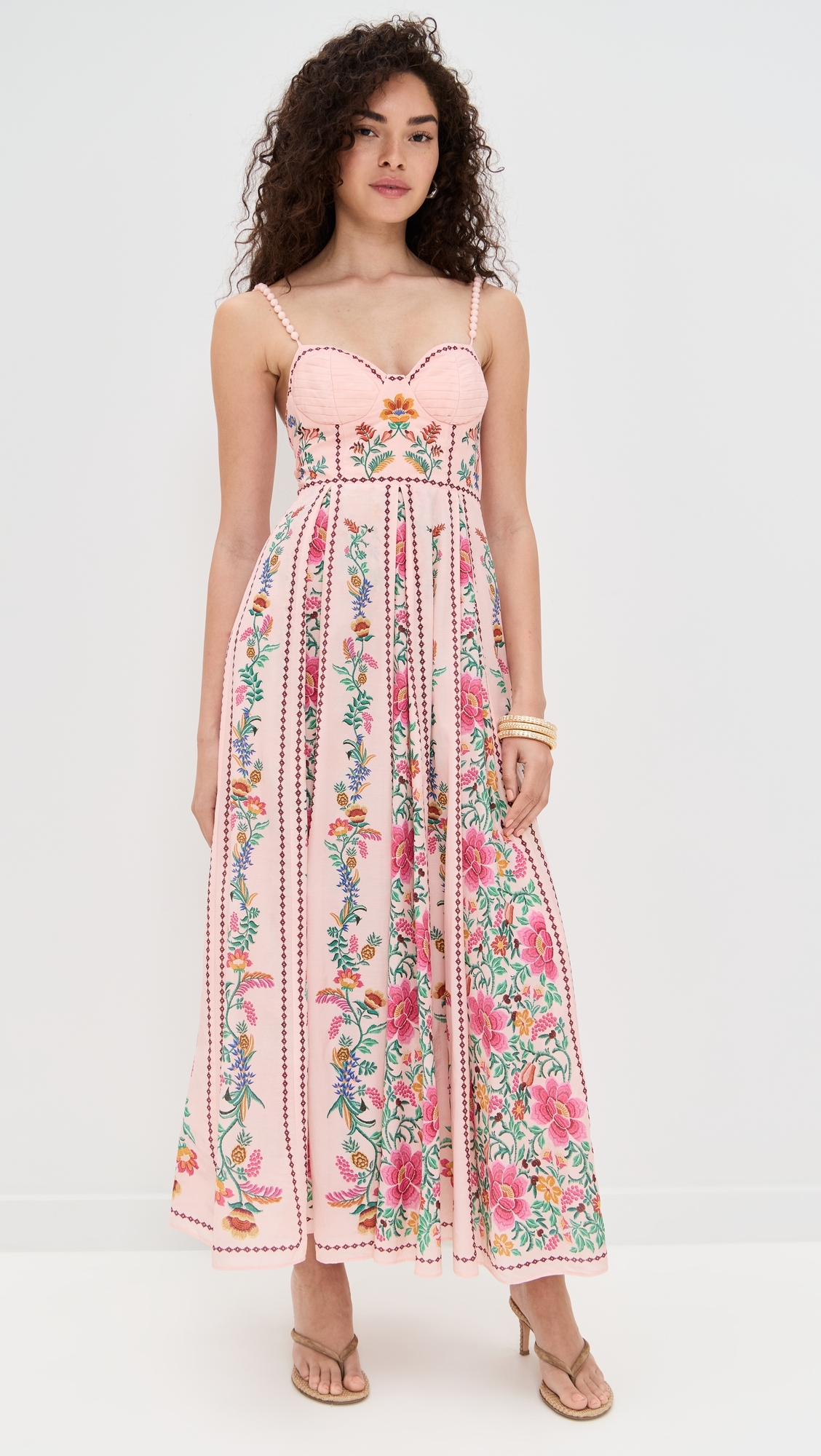 FARM Rio Delicate Forest Pink Maxi Dress Delicate Forest Pink 