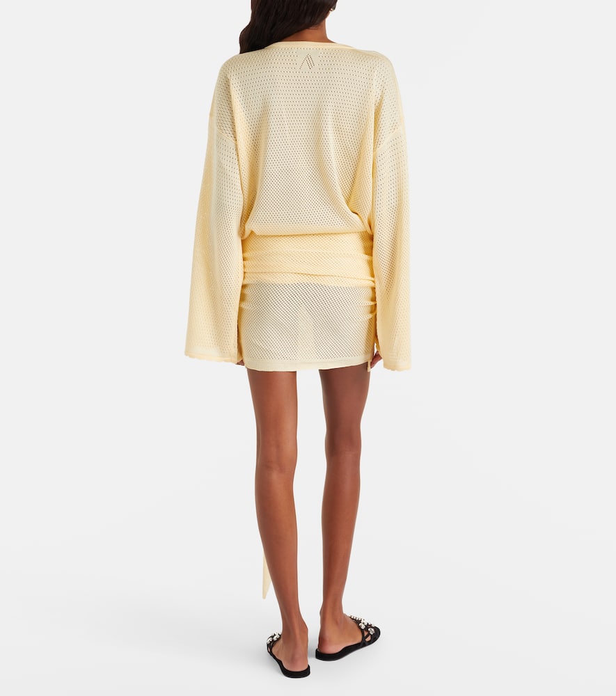 Open-knit minidress