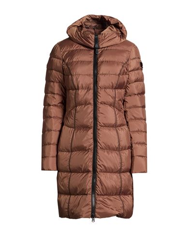Woman Puffer Camel Size 12 Polyester