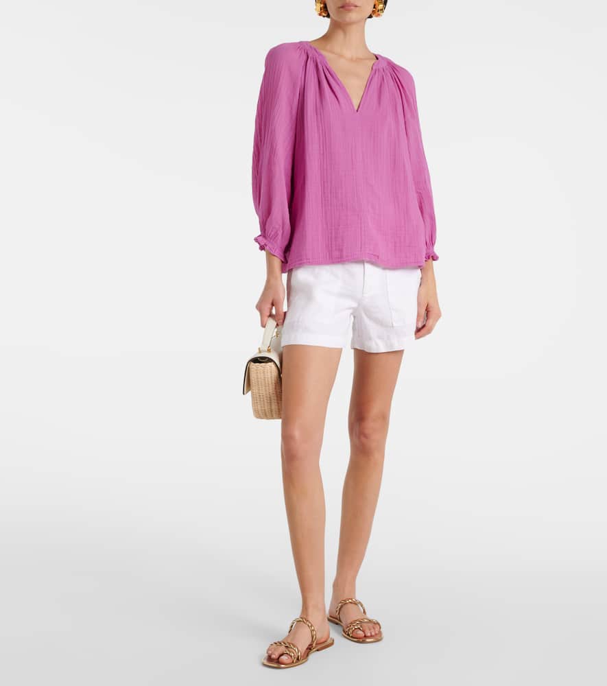 Denice cotton blouse