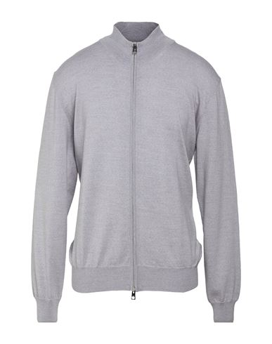 Man Cardigan Light grey Size 42 Merino Wool