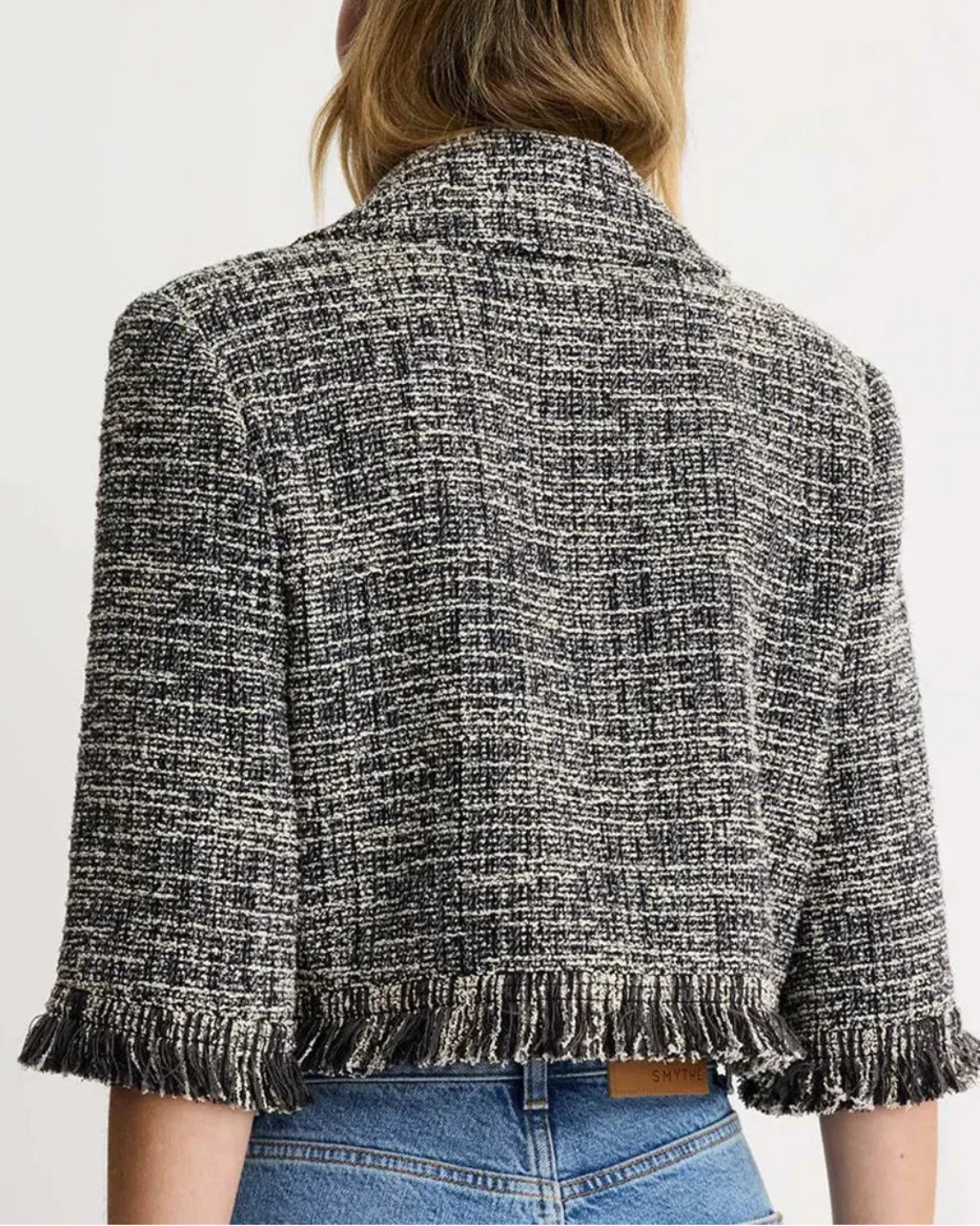 Cropped Sleeve Mini Jacket