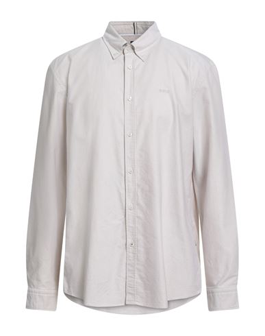 Man Shirt Beige Size L Cotton