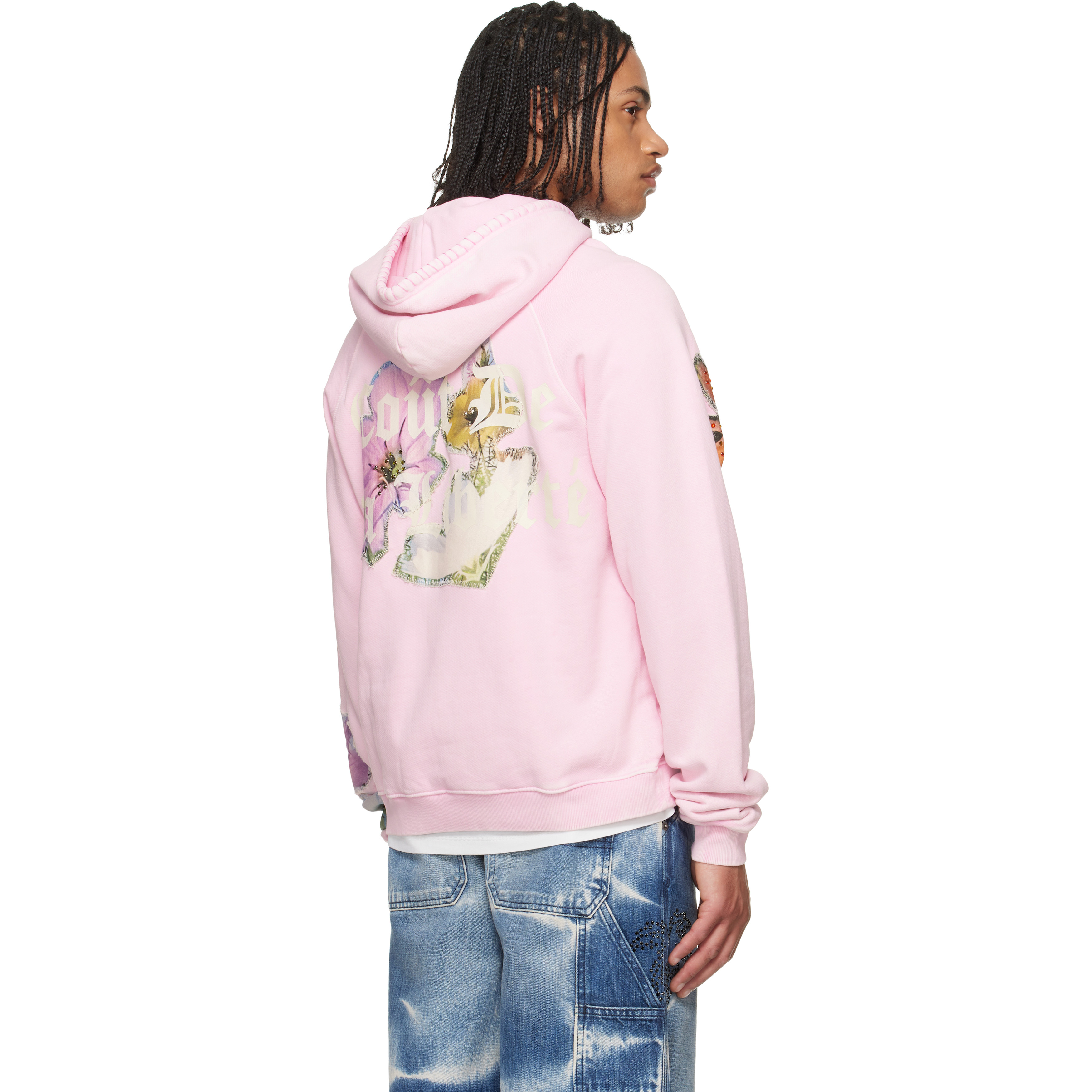 Pink Altamont CDLL French Terry L-S Raglan Hoodie