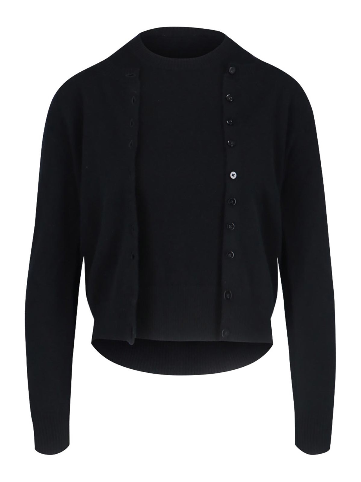 Cropped Knit Cardigan