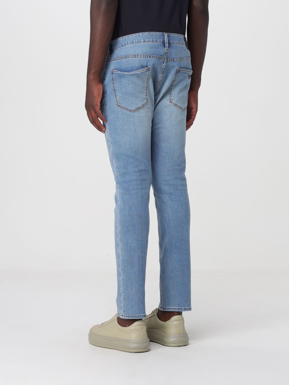 Jeans Men color Stone Washed