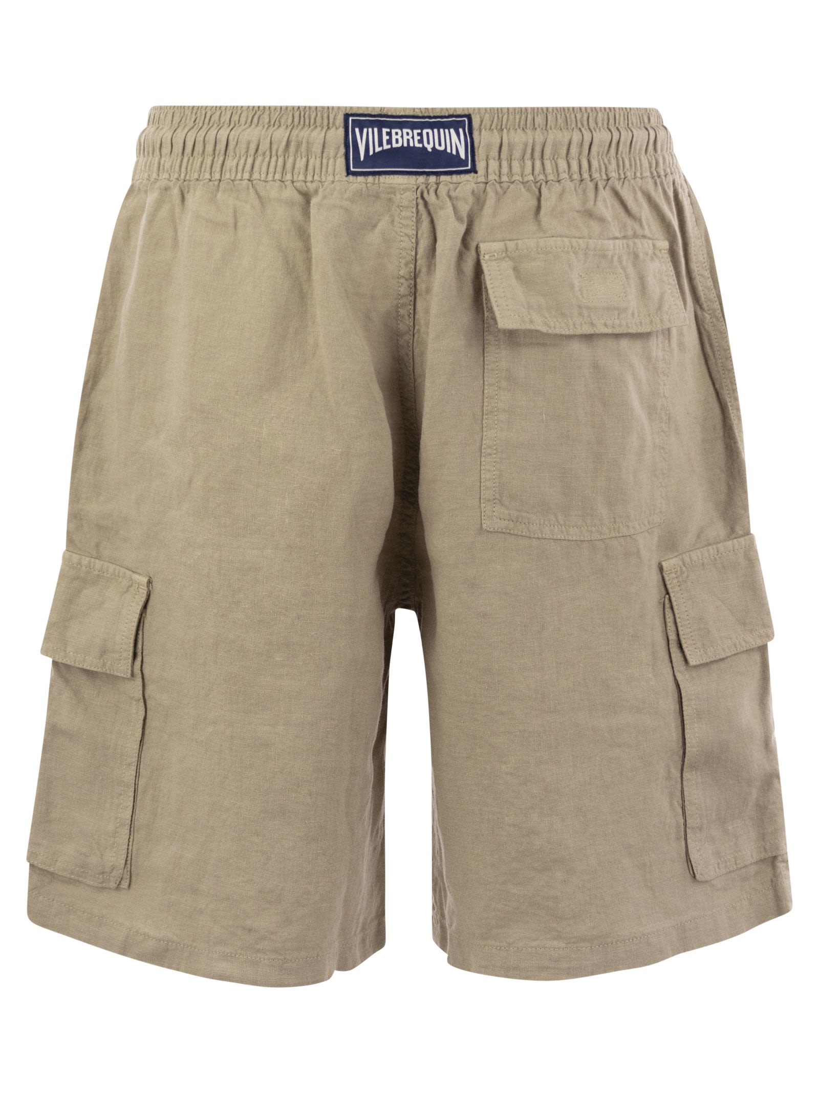Vilebrequin Linen Cargo Bermuda Short