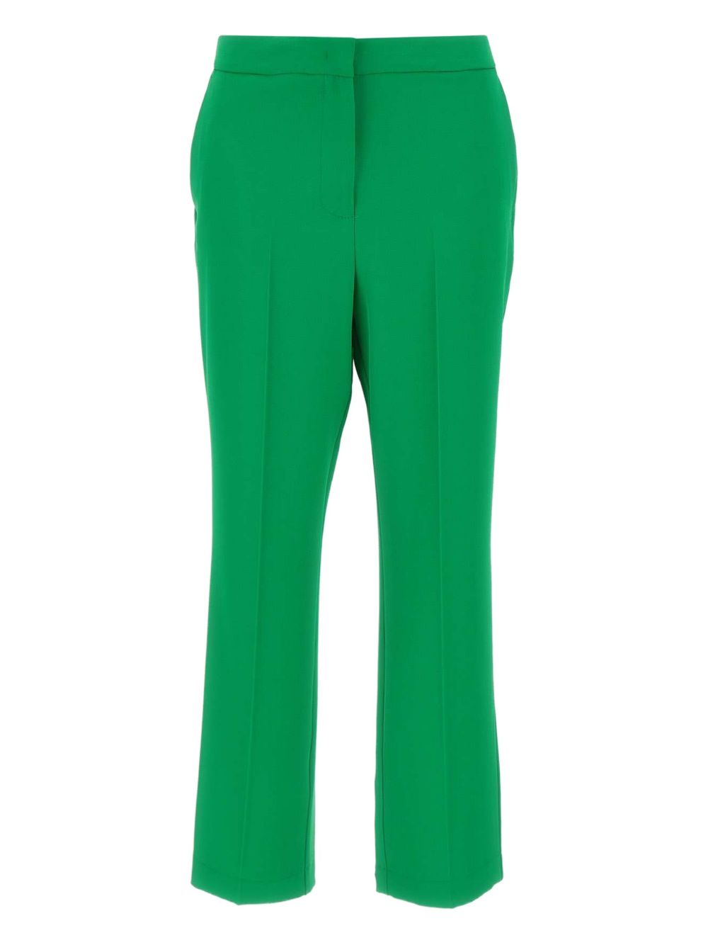 Pressed-crease trousers - Green