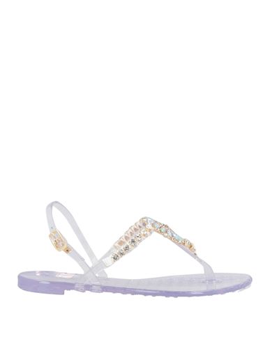 Nila & Nila Woman Thong sandal Lilac Size 11 Rubber