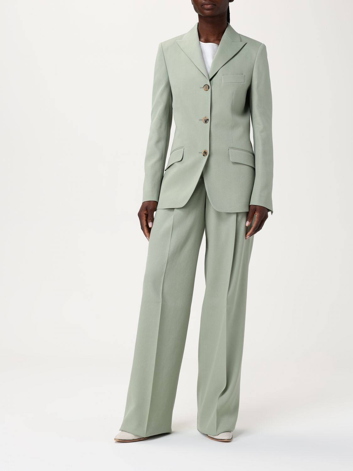 Nima Green Virgin Wool Blazer