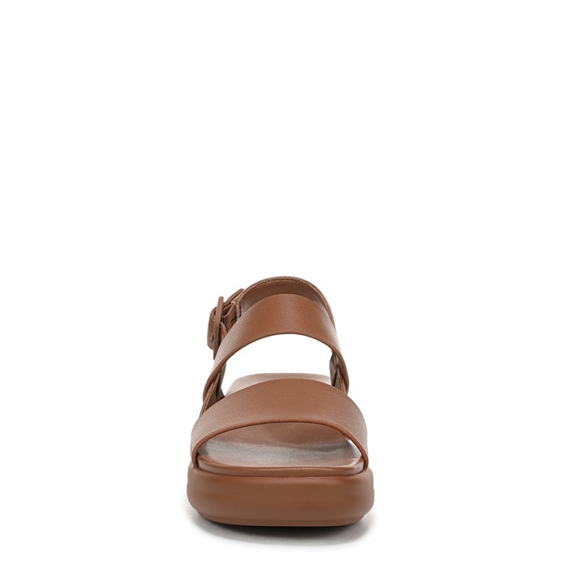 Women's Coast Wedge Sandals (Walnut Brown Faux Leather)