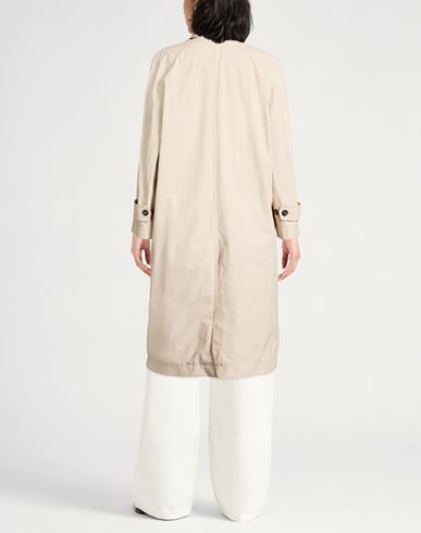 Woman Overcoat & Trench Coat Beige Size 6 Cotton