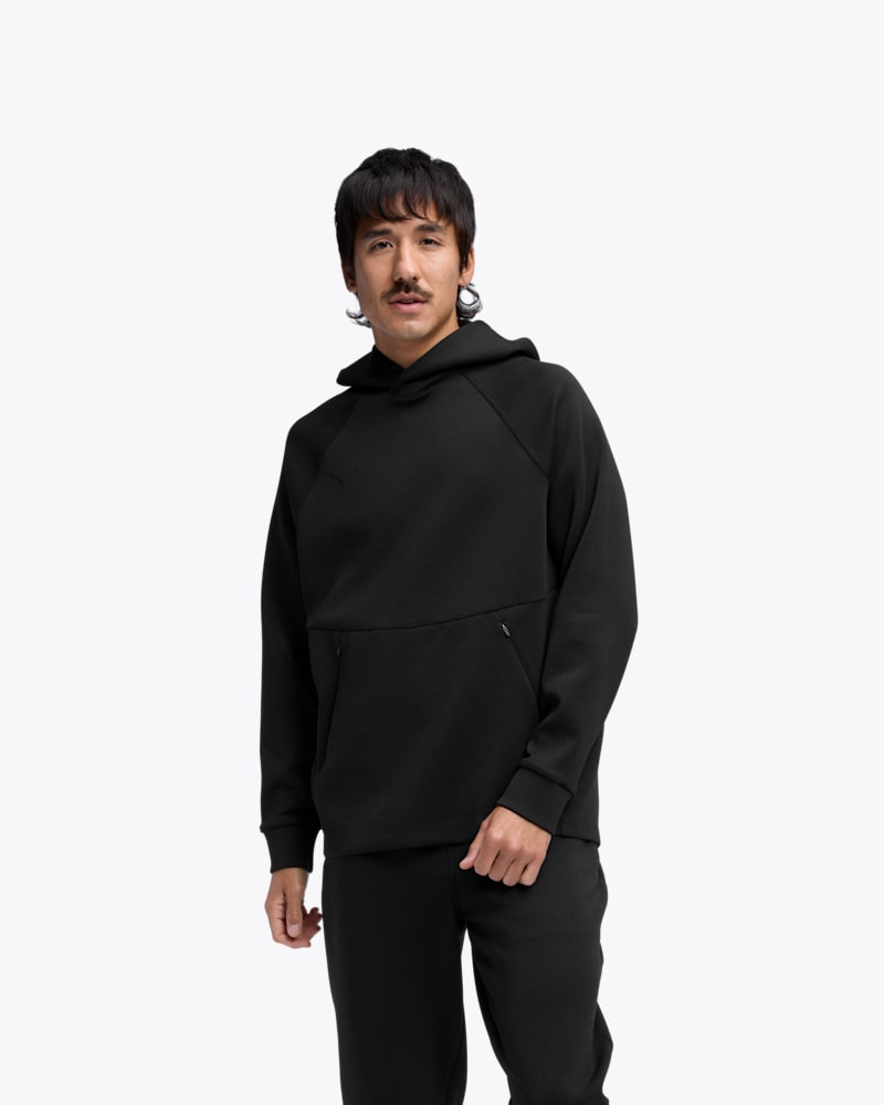 HOKA Men's Essential Recovery Hoodie in Black