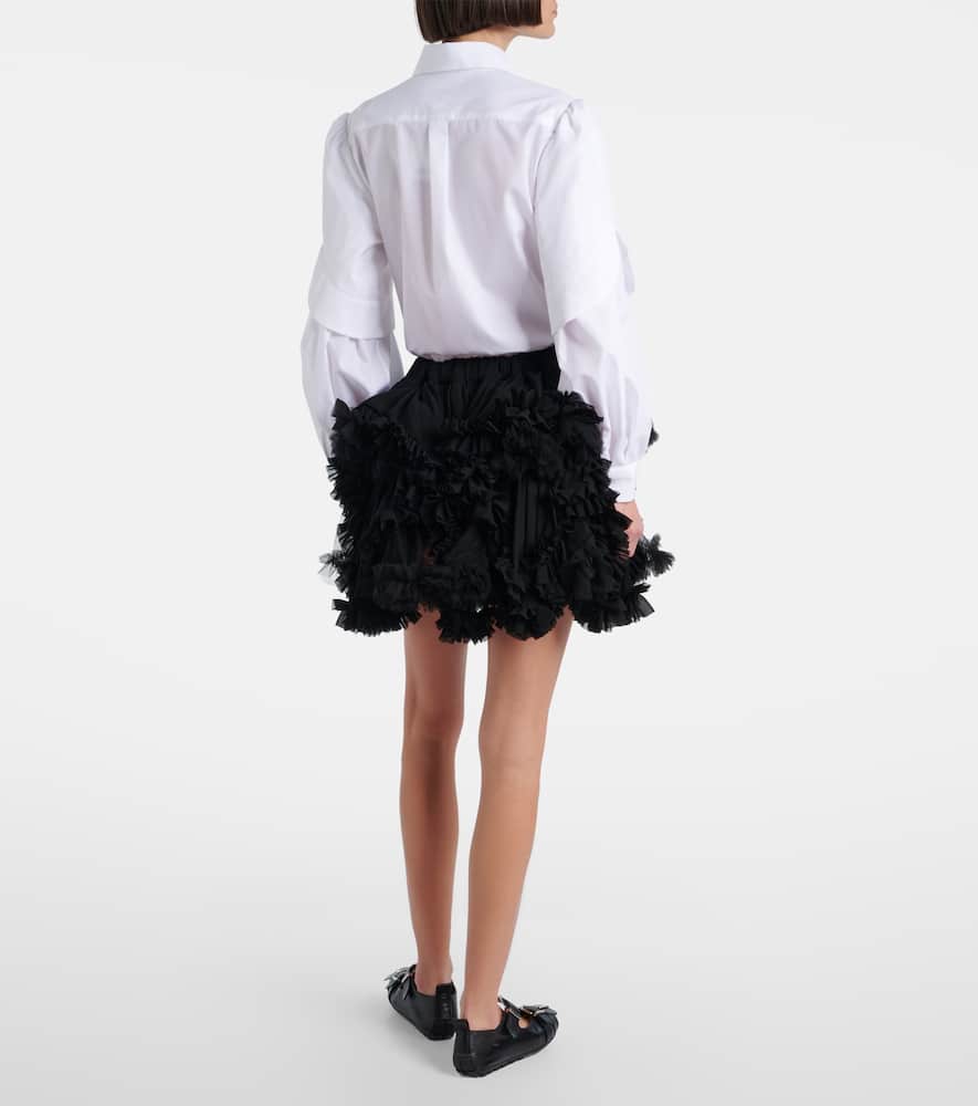 Tulle miniskirt