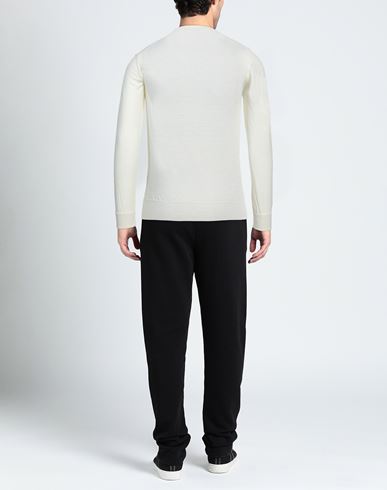 Alpha Studio Man Sweater Ivory Size 40 Wool, Acrylic