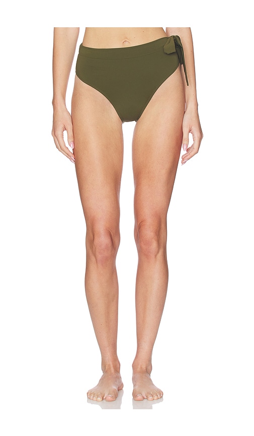 Away That Day Tahiti Bikini Bottom in Olive. - M also in L, S