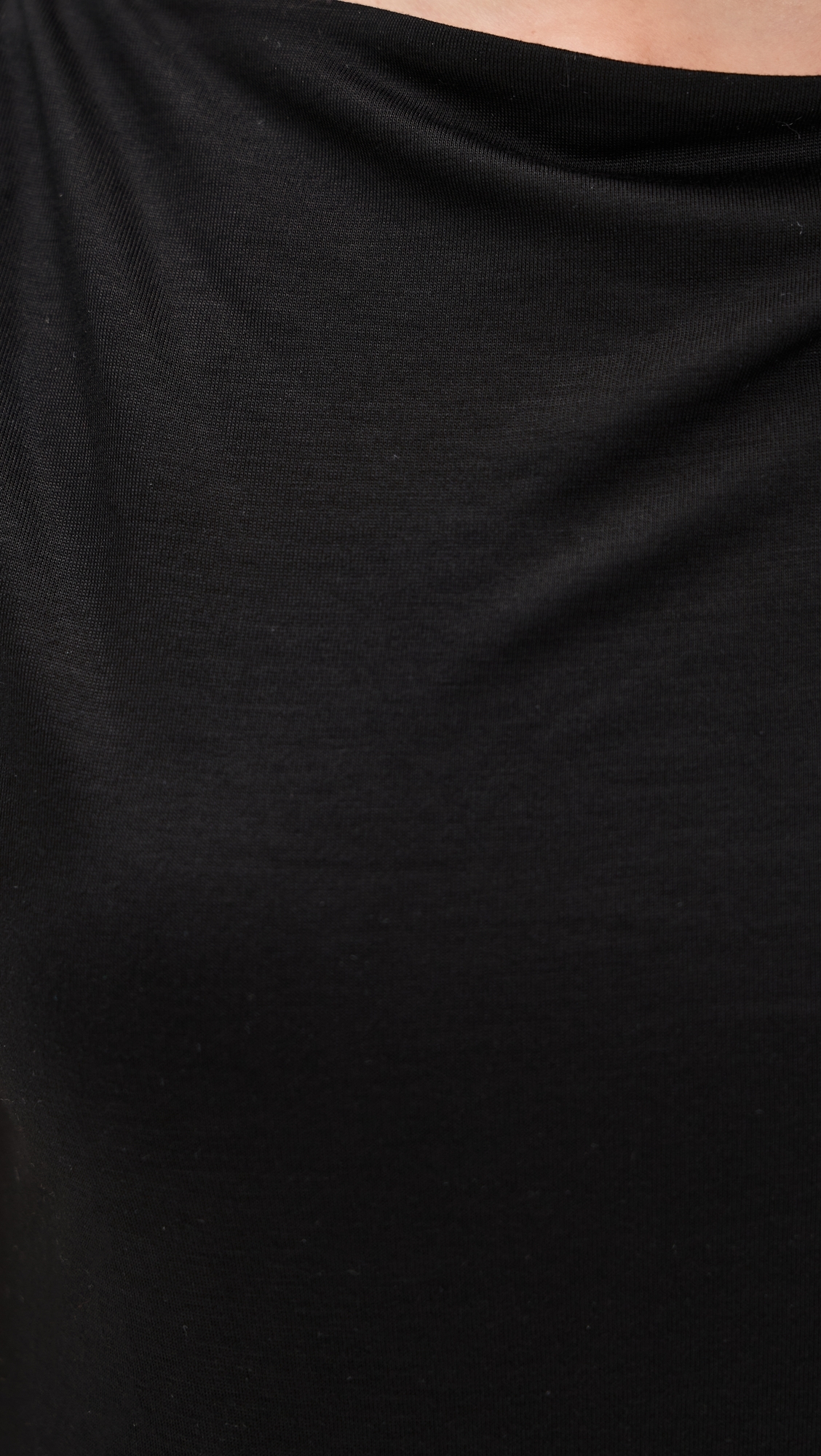 Square Neck Dress Black