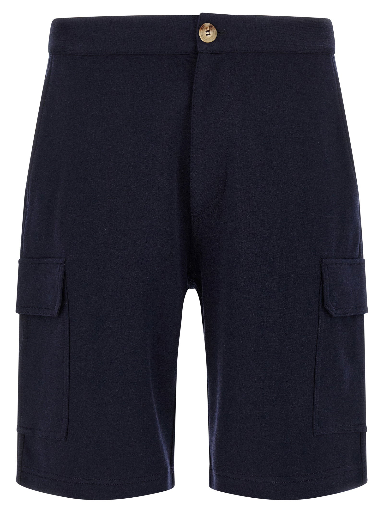 Cargo Blend Bermuda Shorts — Navy