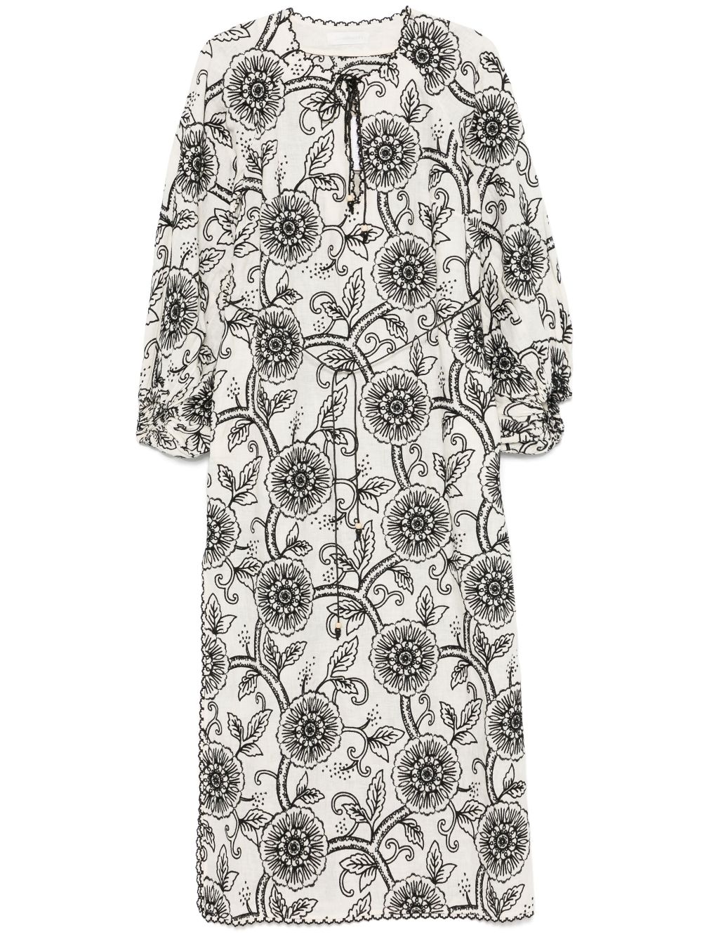 Tallow midi dress - White