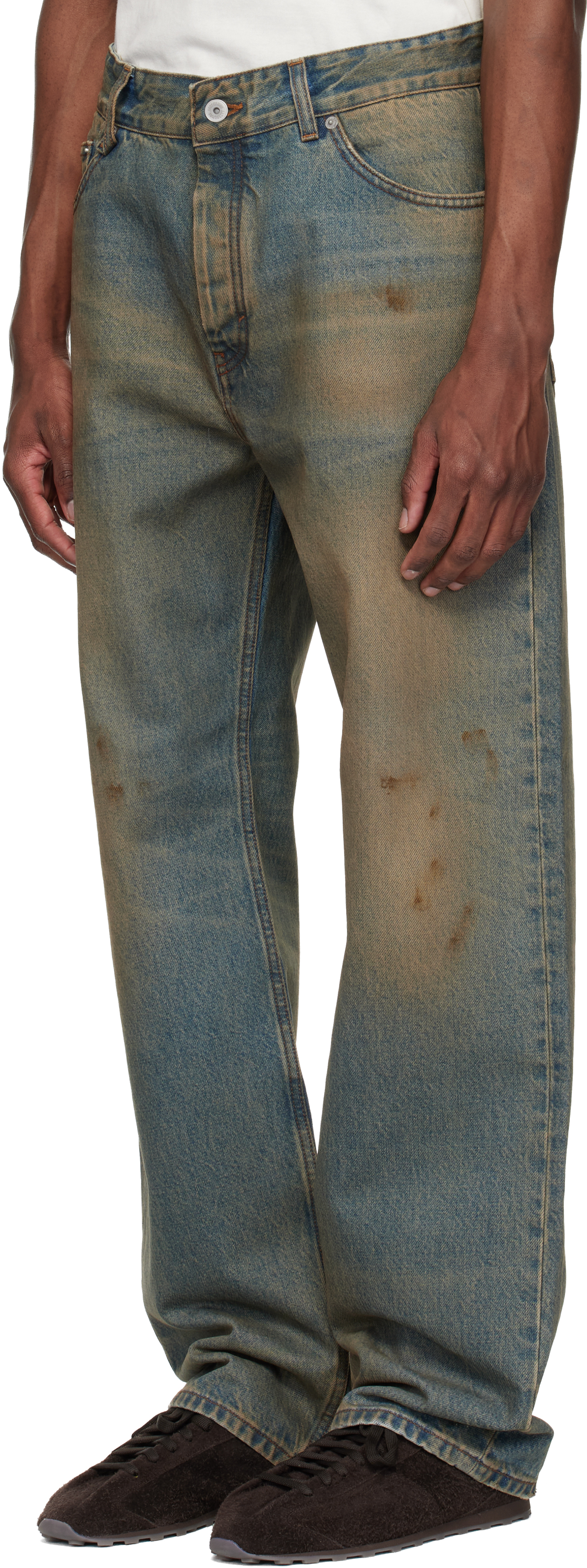 Blue & Tan 'The Berger de-Nîmes denim' Jeans