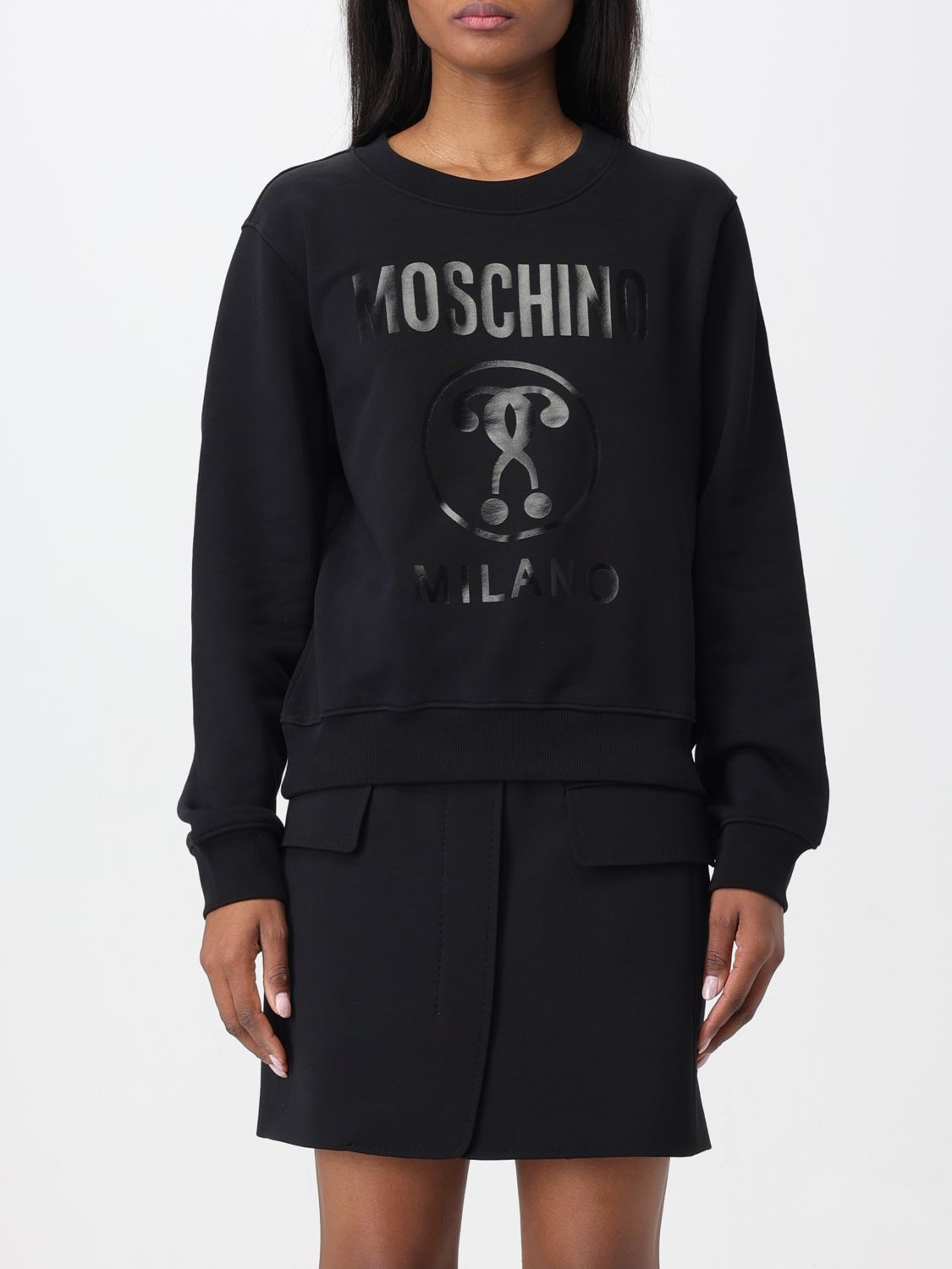 Sweatshirt Woman color Black
