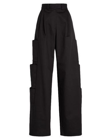 Woman Pants Black Size M Wool