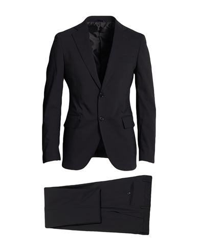 Man Suit Black Size 36 Virgin Wool, Polyamide, Elastane