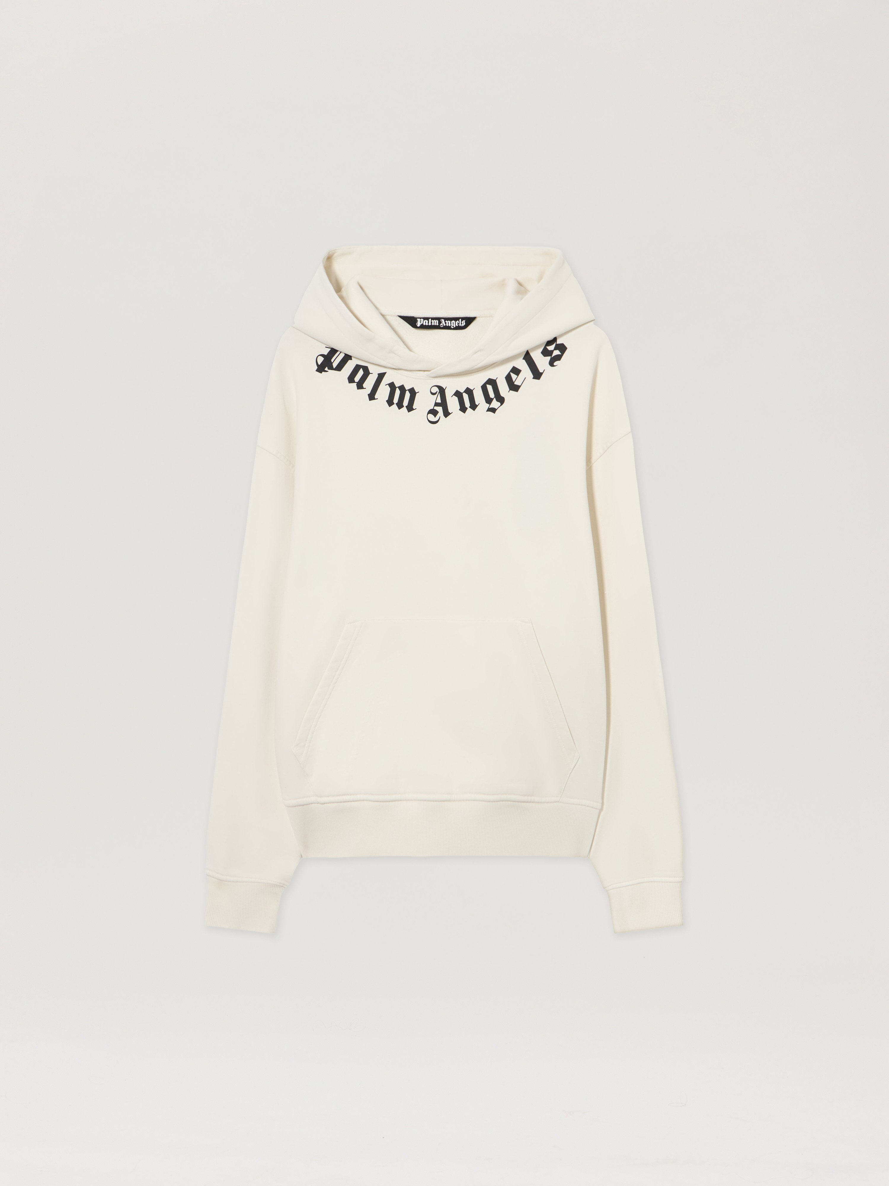 Neck Logo Hoodie Man  Off White Black