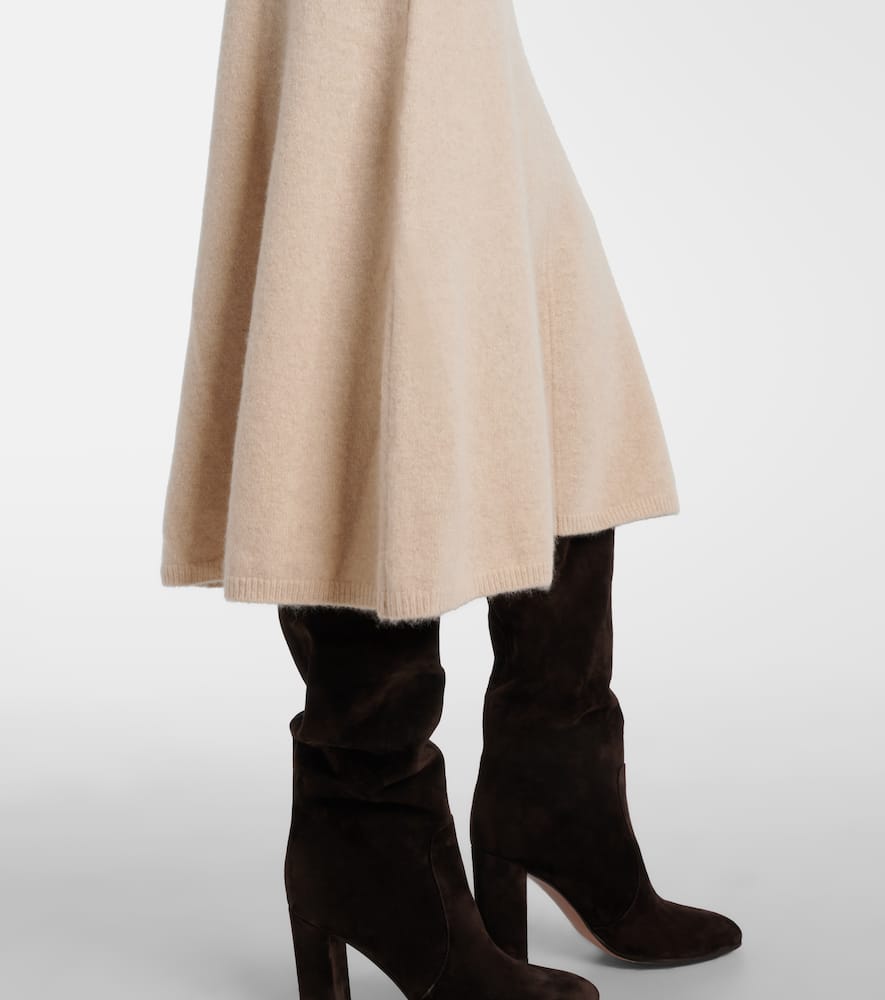 Cashmere-blend sweater dress