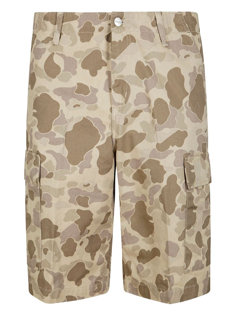 Organic cotton cargo shorts - White