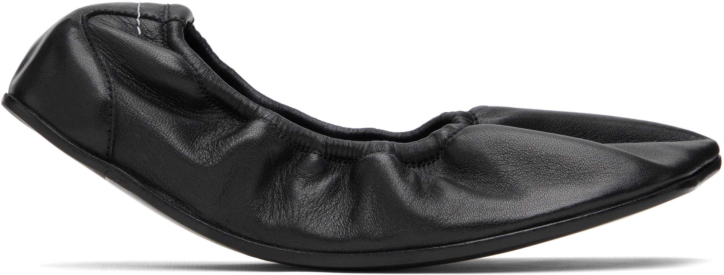 Black Anatomic Travel Ballerina Flats