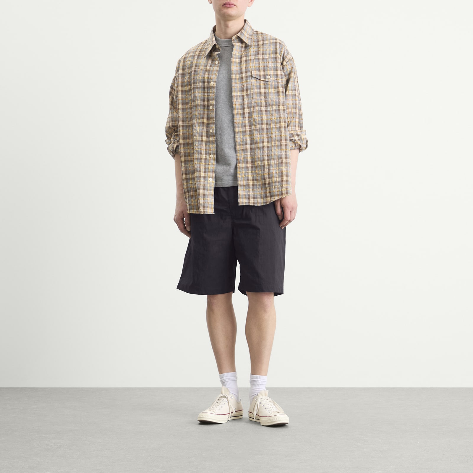 Men's Textured Easy Shorts Navy