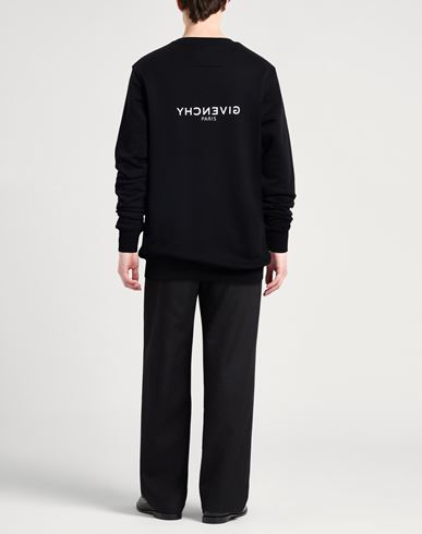Man Sweatshirt Black Size L Cotton