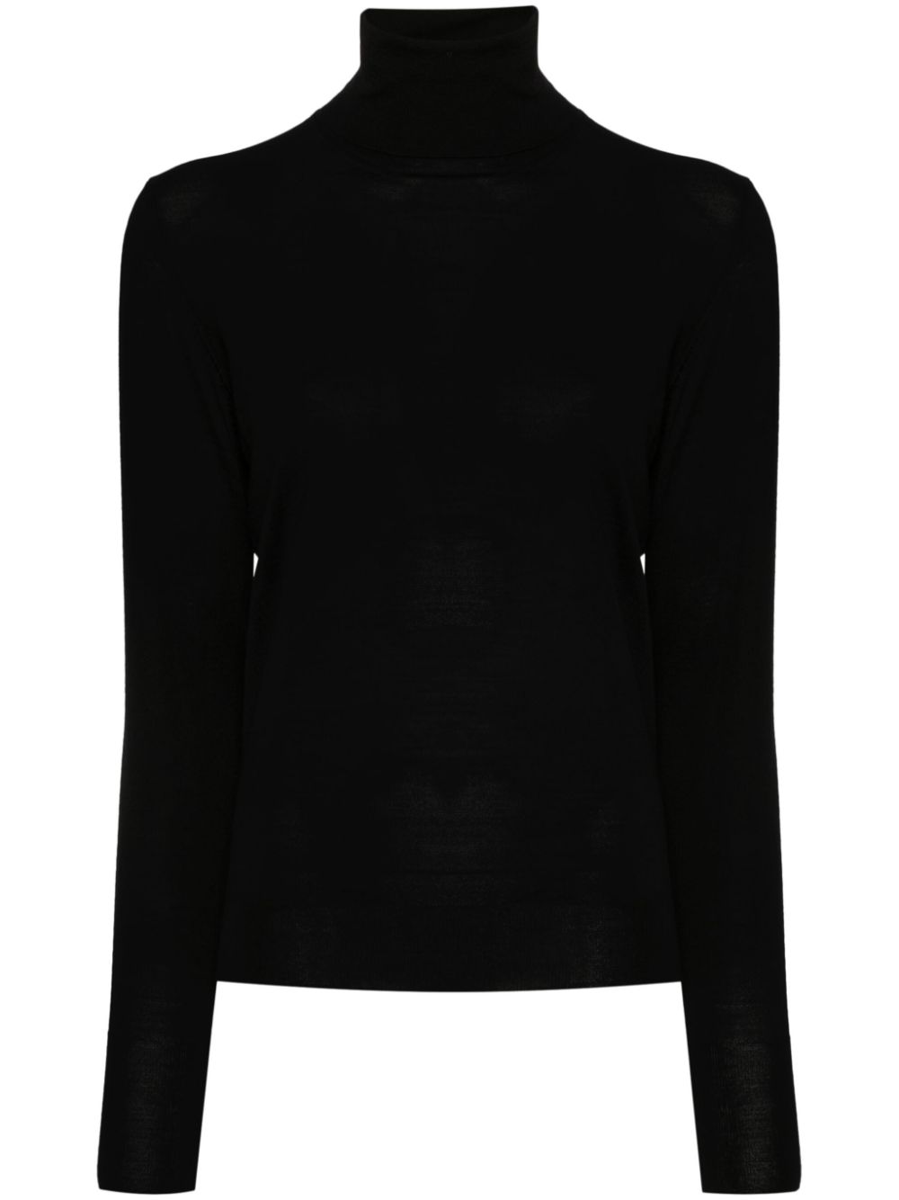 Merino-wool sweater - Black