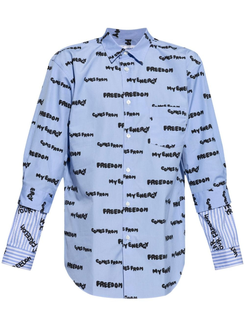 Blue Cotton Shirt